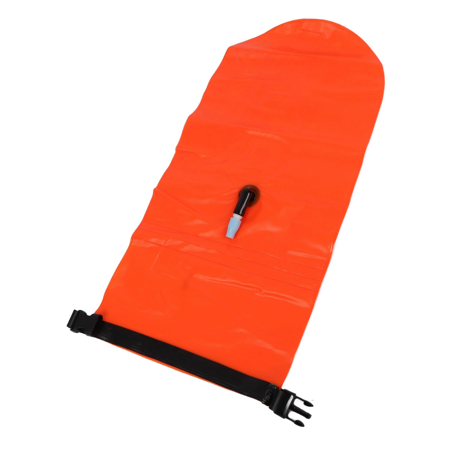 

Swimming Buoy Outdoor Surfing Beach Waterproof PVC Inflatable Swimming Storage Float Bucket Bag Swim Drybag