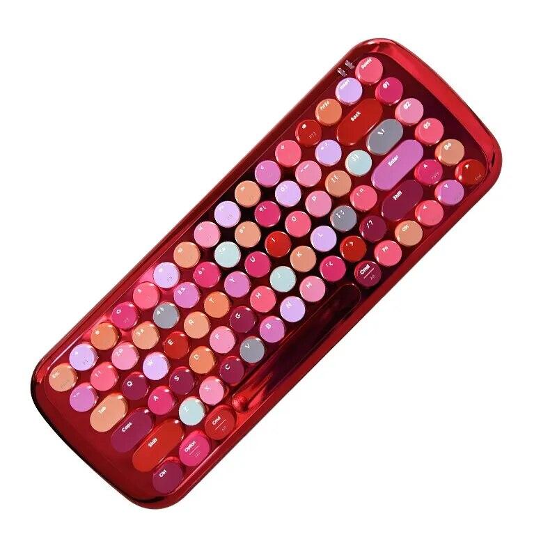 LUSC Mechanical Bluetooth Keyboard,Bluetooth and Wired Connection Methods,light and Charge,for Tablets, Desktops,laptops