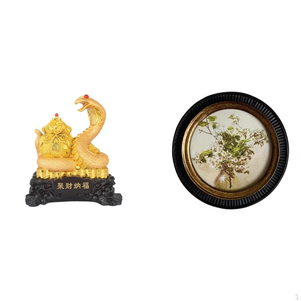 Sculpture Animal Statue Cornucopia Collectible Art Crafts Chinese Year Decor European