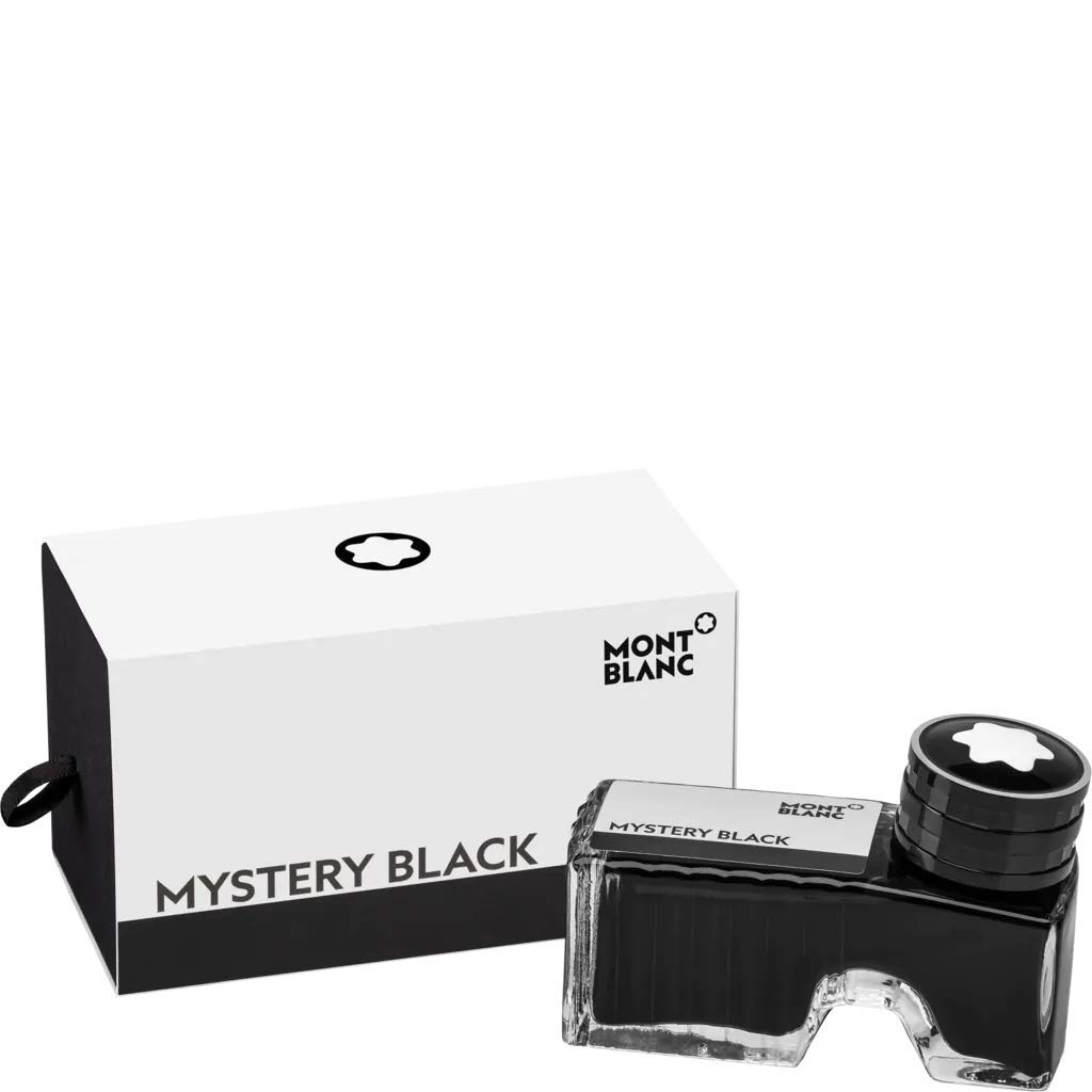 

MONTBLANC Mystery Black Fountain Pen Officially Bottled Ink MB105190 Ink, 60ml, Imported,