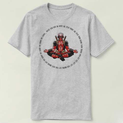 

Licensed American Comics Avengers Deadpool Thor Printed T-Shirts Men s and Women s Short Sleeve Relaxed Plus Size Tops 4XL