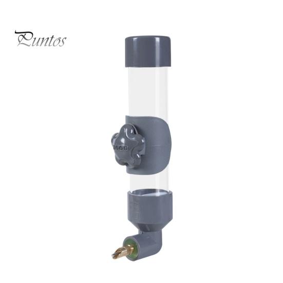 

Кормушка для птиц с защитой от протечек, автоматический дозатор воды для птичьей клетки с безопасной подачей воды для маленьких, средних и больших попугаев, шиншилл серый