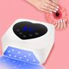 Lumină UV fără fir reîncărcabilă pentru unghii de 72 W - Uscare rapidă, 5 setări de temporizator, comenzi tactile și senzori automati - Perfect pentru aplicarea lacului de unghii cu gel