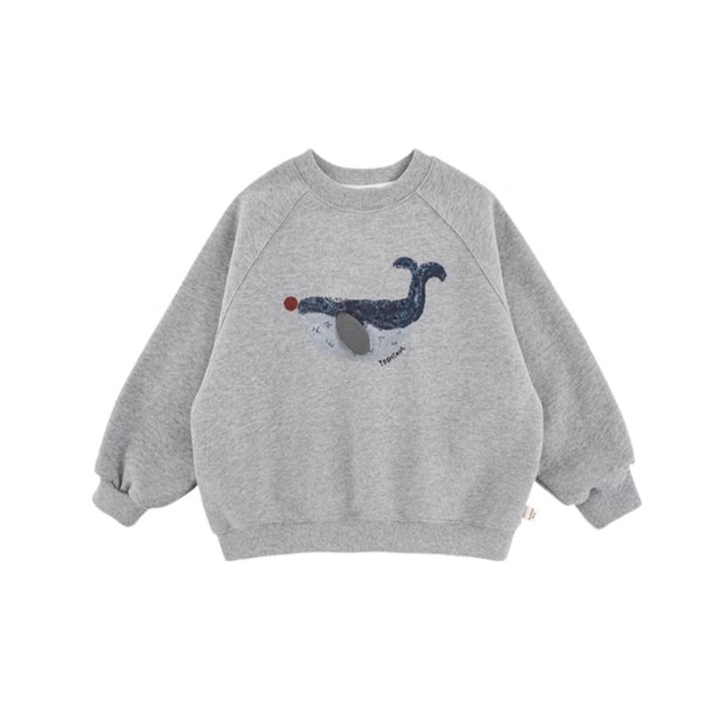 Yoyou Boy s 2025 Winter Long-Sleeve Cartoon Cotton Sweatshirt 80 cm
