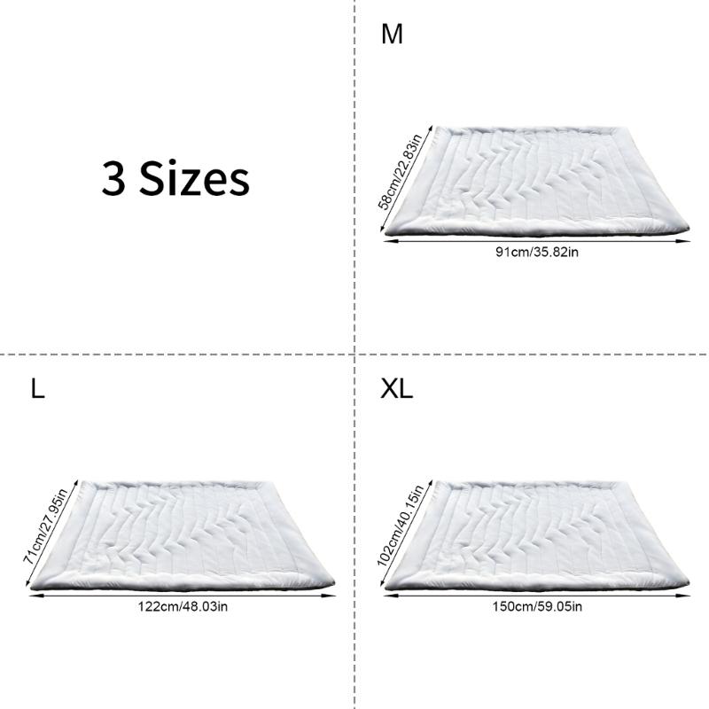 Pet Cooling Bed Large Cats Bed Cats Dog Sleep Bed Indoor Pad Cats for Indoor Home and Travel Washable Bed