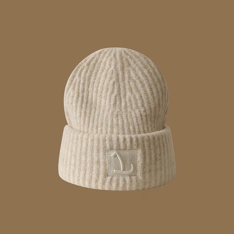 Women Men Autumn Winter Warm Beanie Hat Solid Color Lady Male Stretch Knitted Crochet Beanies Hat Cap For Women Men