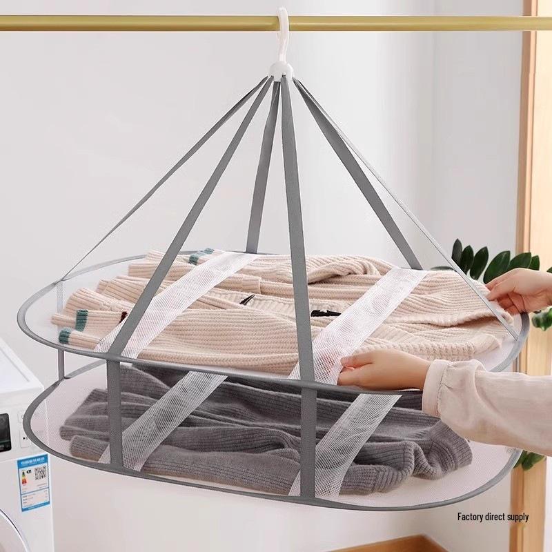 Multifunctional Drying Rack: Sock, Sweater & Underwear Flat Lay Net.