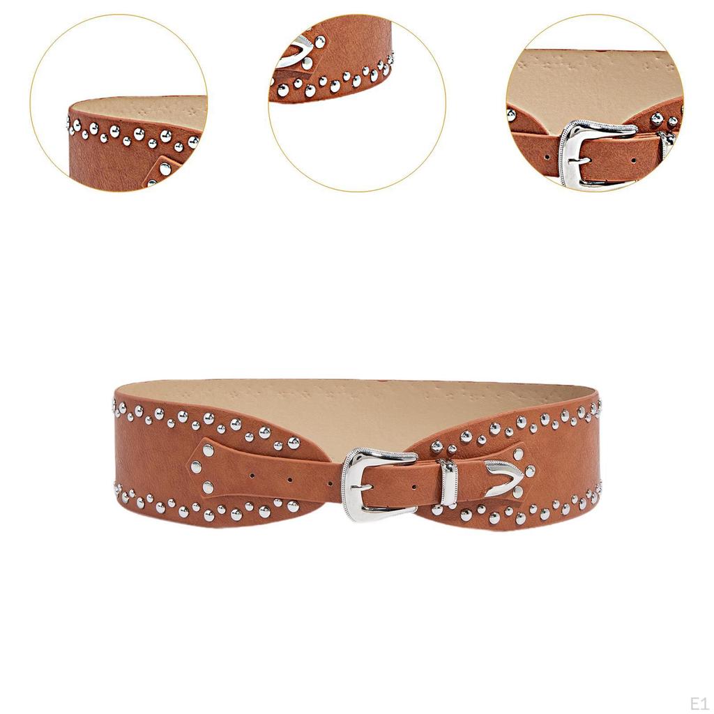 Grommet Belt Jeans Waistband Dresses Accessories Adjustable Punk