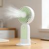 Portable Mini Fan Foldable Handheld Personal Fan 3 Speeds USB Rechargeable Cooling Fan with Detachable Base for Office Travel Home Use