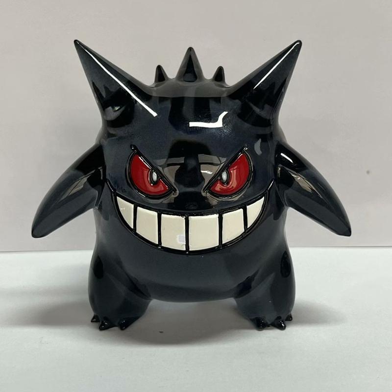 8cm Anime Figure Kawaii Gengar Transparent Action Figure Statue Model Doll Decoraion Collectible PVC Toys Children Gifts