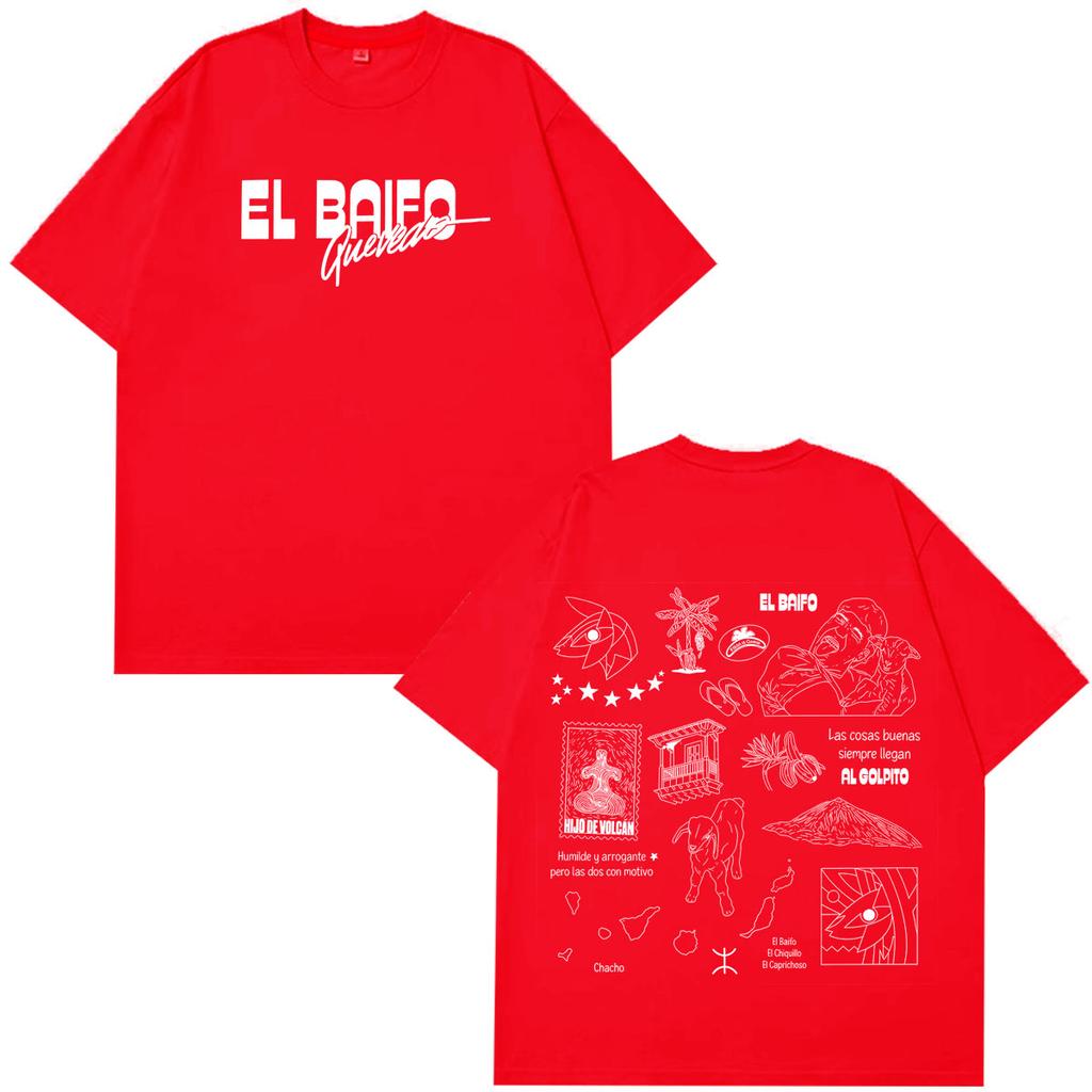 QUEVEDO EL BAIFO Album 2026 Tour Graphics T Shirt Unisex Unisex Hiphop Harajuku Tshirt Summer Cotton Loose Casual Vintage Tshirts