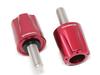 Speedra SSK Aluminum Bar End Type C Color: Red BMW S1000RR 2009-2018 HP4 2012-2014 F800R 2015-2017 S1000R 2014-2017