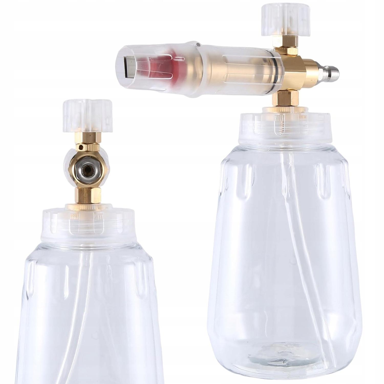 

Rosfix Pianownica do Myjki 1L – Przezroczysty Zbiornik z Mosiężną Dyszą 1.2mm | Regulacja Strumienia | Wysoka Trwałość