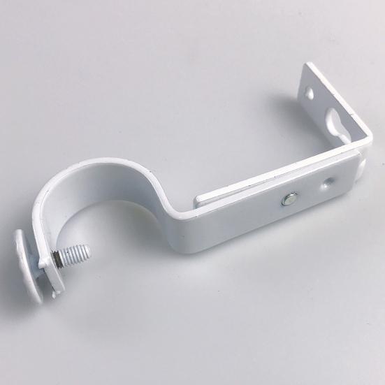 3 Staffe Per Asta Tenda In Lega Di Alluminio - Diametro 3 Cm - Supporto Per Tende Da Bagno, Cucina E Soggiorno - Kit Di Montaggio Incluso