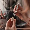 1pcs Stainless Steel Kitchen Barbecue Tweezers, Food Clip Portable Picnic Cooking Tool, Bar Kitchen Specific Clip