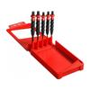 Pin Punch Set with Sleeves - FACOM - 249.GPB - Diameters 3 To 8 Mm - Storage Box - Treated Steel