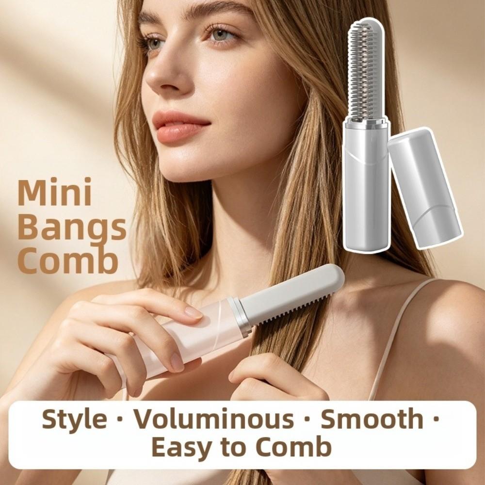 Cordless Wireless Bangs Comb Fast Heating Hair Styling Iron Convenient Bangs Curling Iron Festival