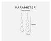 Elegant Water Drop Tassel Earrings, 925 Sterling Silver, Slimming Hollow Design for Women