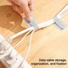 10/20/50/100Pcs Self Adhesive Cable Ties Adjustable Cord Straps Strong Stickiness Easy To Use Cable Management Clips