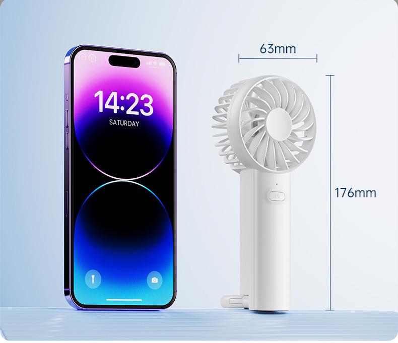 USB Rechargeable Mini Pocket Fan: Portable and Compact for Hiking