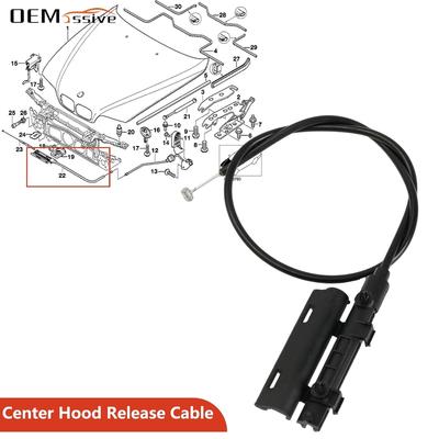 Motorhauben-Entriegelungskabel Motorhauben-Freigabekabel für BMW 5er E39 525i 530i 1998 - 2005 51238190754, 912-455, 912455