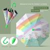 Cute Cartoon Children's Umbrella for Kindergarten and Elementary School Students, Boys and Girls, with Waterproof Cover, Dual-Use for Sun and Rain