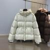 Fashion Warm Padded Jacket Women Winter Parkas Long Sleeve Hooded Bread Cotton Clothes Female Thick Jacket Outerwear