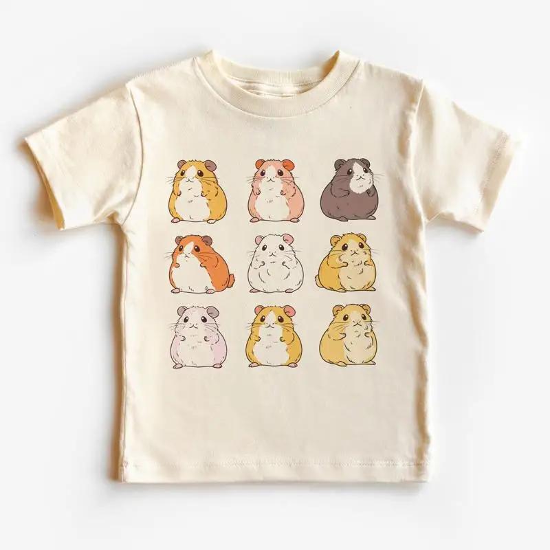 Cute Hamster Toddler T Shirt Little Hamsters Boho Natural Kids Youth Shi