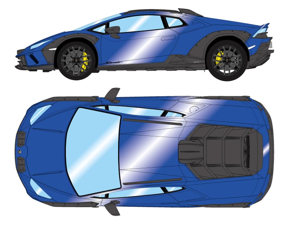 

EIDOLON Lamborghini Huracan Stellato 2024 Blue Eleos Finished Model EM738B Make-up 1/43
