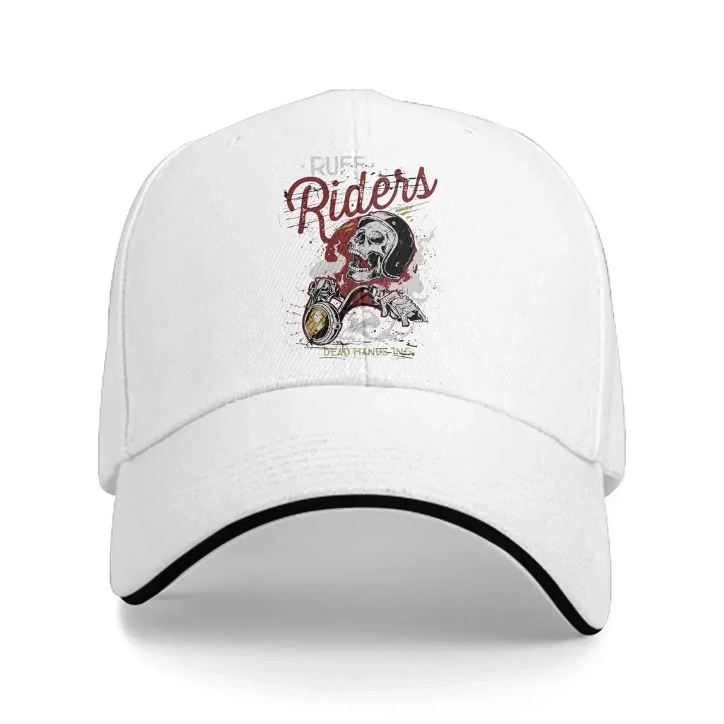 Washed Unisexs Baseball Cap Ruff Riders Classic Trucker Snapback Caps Dad Hat Motorcycle Golf Hats