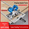 Handheld Marble Cutter: Multi-Function Woodworking Saw with Base Plate and Positioning Bracket