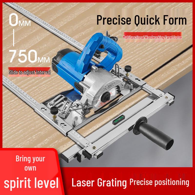 Handheld Marble Cutter: Multi-Function Woodworking Saw with Base Plate and Positioning Bracket