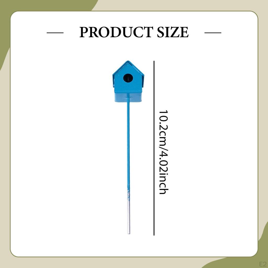Miniature Bird House Ornament Nest Model Decorative Small Plant Pot Decor DIY Scene Micro