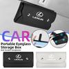 CKU5 Car Sun Visor Glasses Case Leather Sunglasses Box Eyeglasses Holder  For Lexus UX250h RX450h CT200h RX400h NX300h RX350 RX300 GX