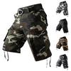 Heren Zomer Werkkleding Shorts Losse Casual Vijfpuntsbroek Heren Zomer Camouflage Casual Cargo Shorts