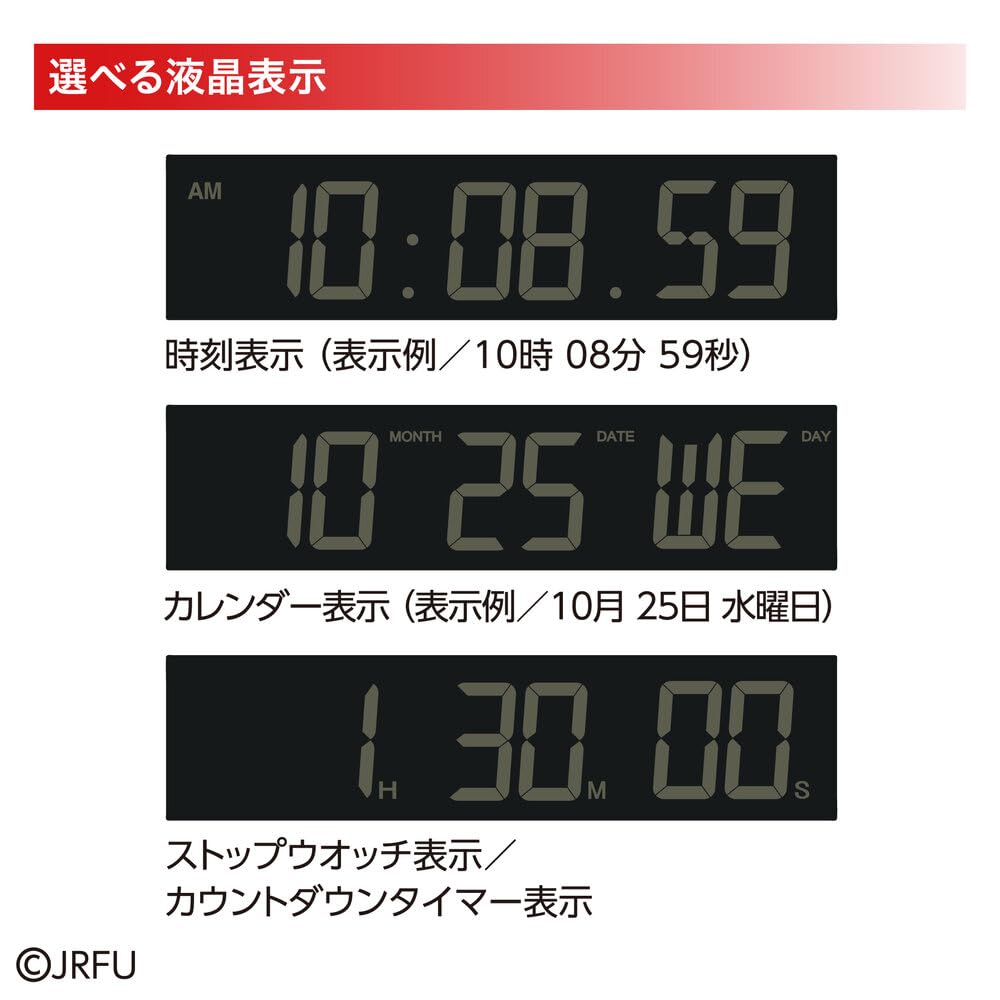 Seiko Clock Alarm Clock Table Clock Digital Mini Timer Clock White 93 x 104 x 45mm AC801W