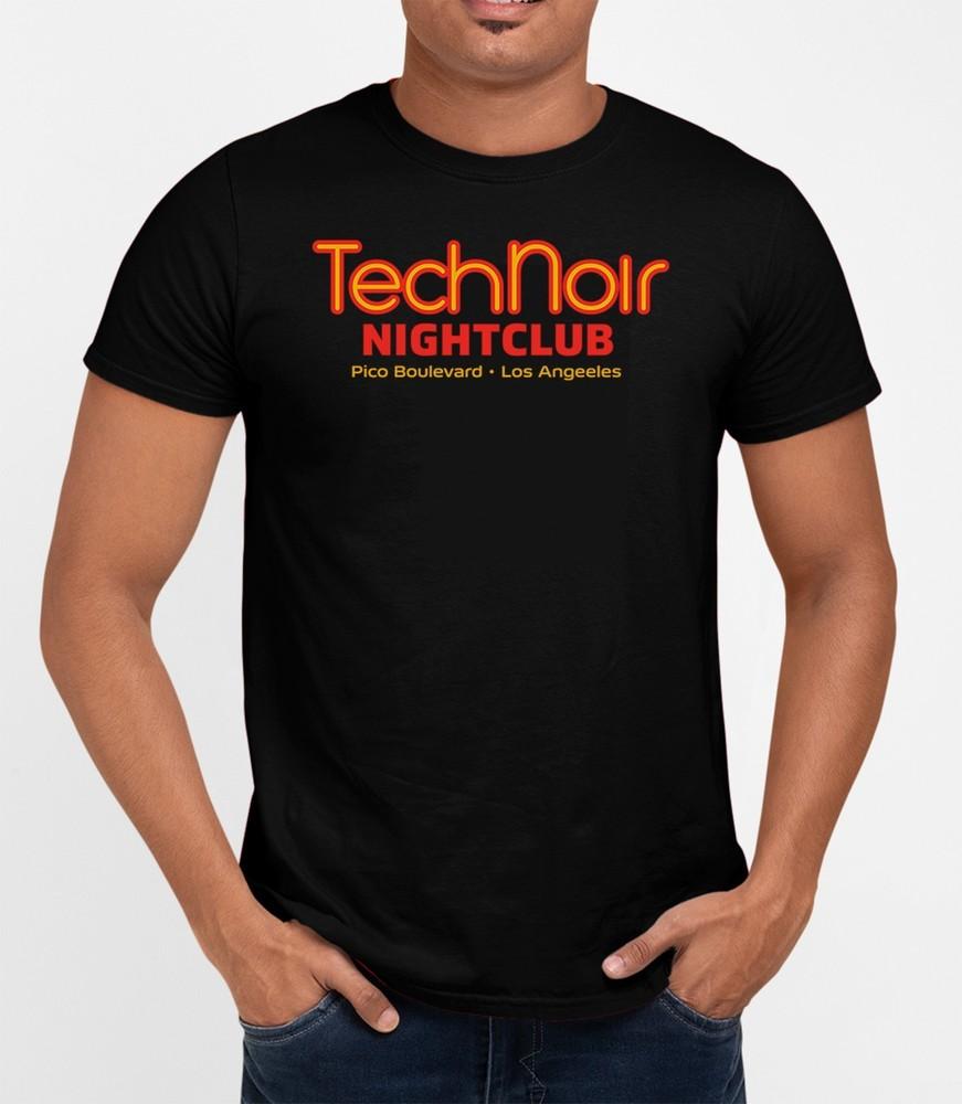 Terminator Tech Noir Club LA T-Shirt Cool Retro Movie Film Classic Tee Gift Xmas Unisex T-Shirt XXL