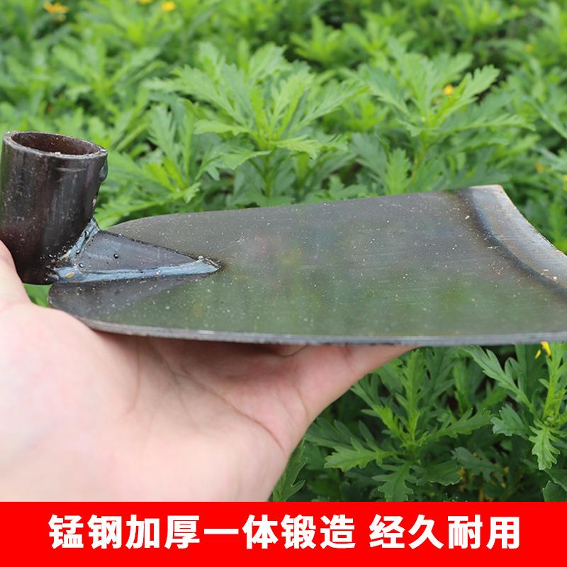 Manganese Steel Agricultural Weeding Hoe for Bamboo Shoots - Thickened for Soil Turning and Land Reclamation