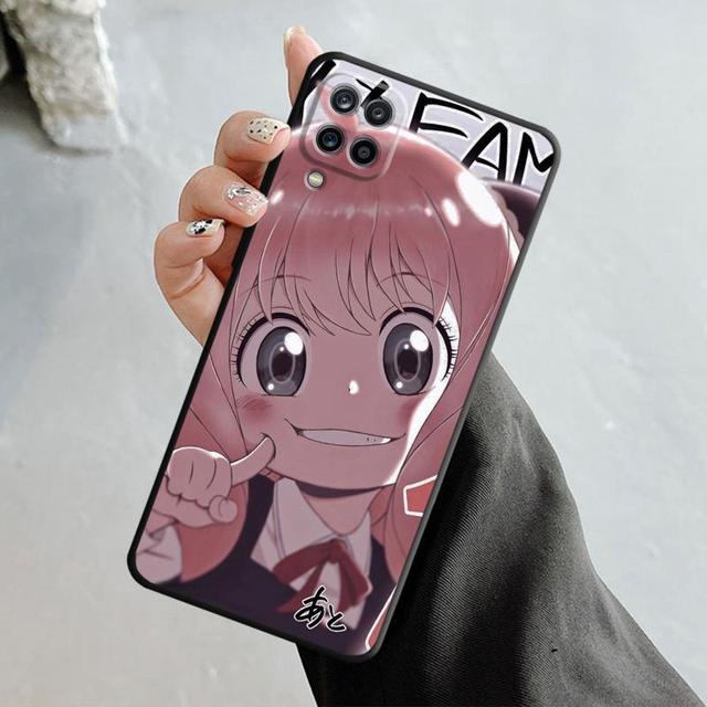 Spy X Family Anya Bright Hair Loid Yor Phone Case For Samsung Galaxy A70 A70s A50 A30s A04s A20s A20e A02 A02s A03 A42 M31 M13