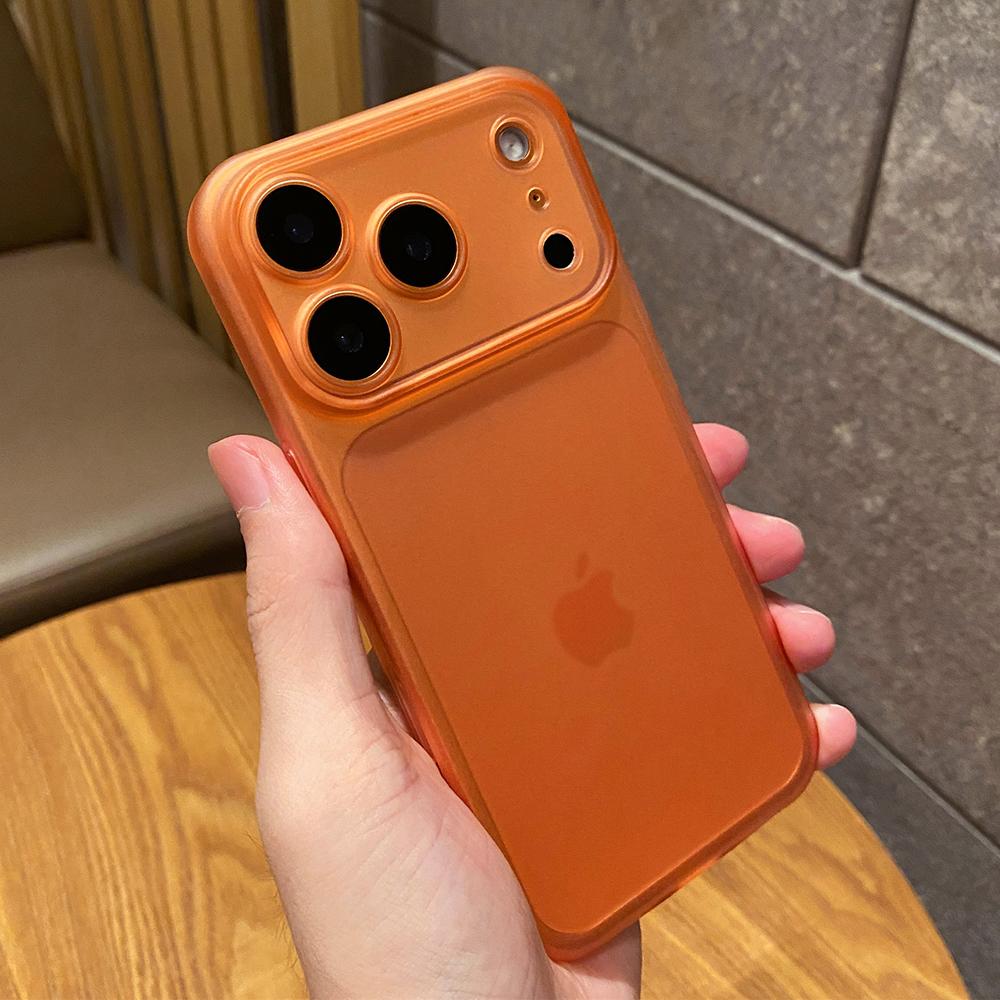 Transparent Case For iPhone 17 Pro 16 15 14 13 12 Pro Max Air Plating Frame Lens Film Protection Anti-fall Hard Clear Cover