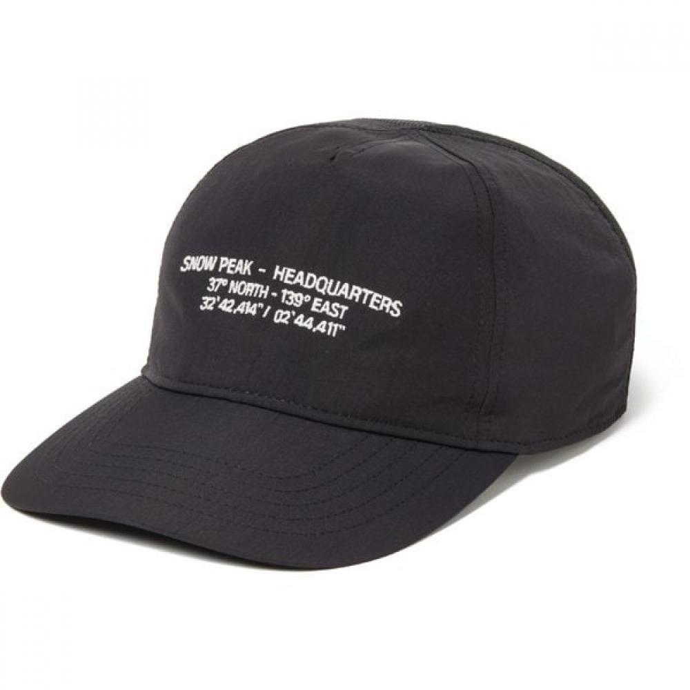 Snow Peak Hq Topographic Trucker Cap Cap Black Size 2 Ch 26su008
