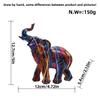 Resin Elephant Figurine Home Office Decor Gift For Kids And Teens