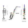 Four-tone Kids Saxophone Toy Simulated Musical Simulation Clarinet Toy  Parent-Child