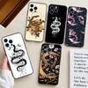 Fashion Snake Flower Case For Honor 200 400 Pro 50 70 90 Lite X9a X9b X9c X9d X8a X8b X8c Magic 5 6 7 8 Pro Cover