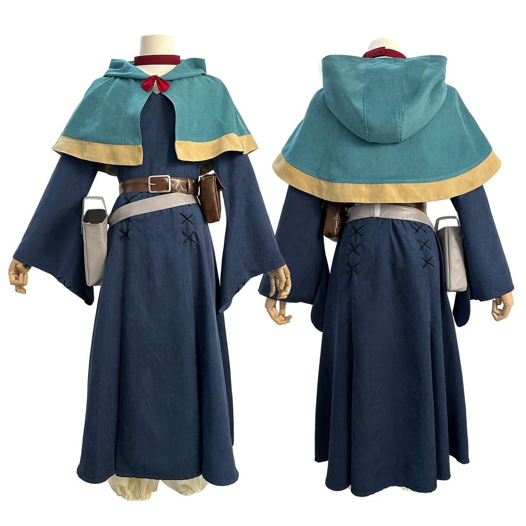 Marcil Laios Farin Chilchak Cosplay Costume Dajo Meal Luxury 9 Piece Set Tool Book Bag Included Cosplay Wizard Uniform Disguise Costume Performance