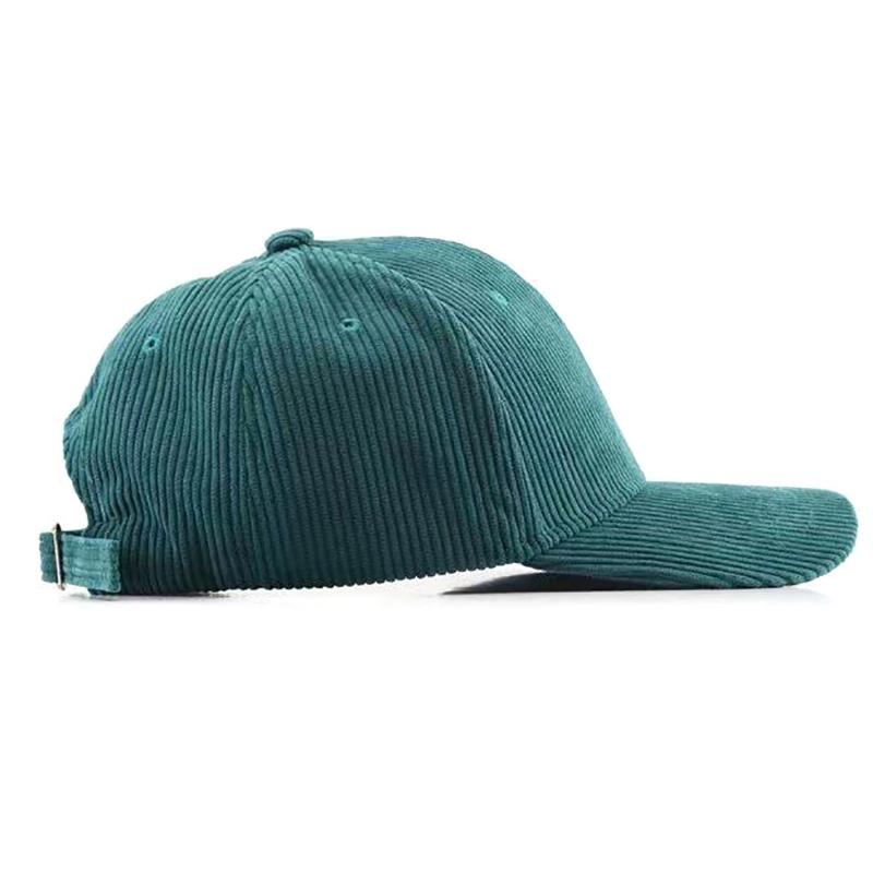 Corduroy Baseball Cap For Women Men Cotton Solid Color Adjustable Sunhat Sport Snapback Caps Autumn Warm Hip Hop Fishing Hat