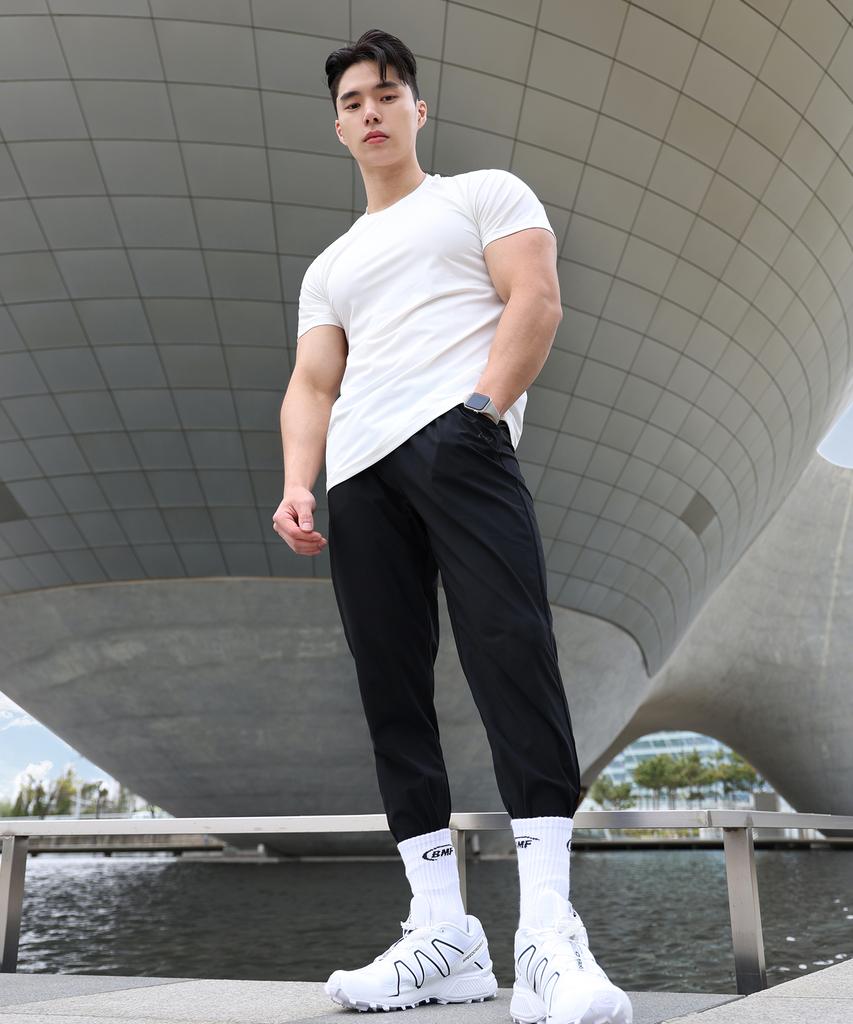 Beullaegmonseuteopis [Cooling/Fleece-Lined] Tricot Running Workout Jogger Pants (2 Colors)
