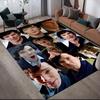 Sherlock Collage Flannel Printed Carpet, Home Sofa Decoration for Living Room & Bedroom, Non‑Slip Play Flannel Floor Mat for Game Room