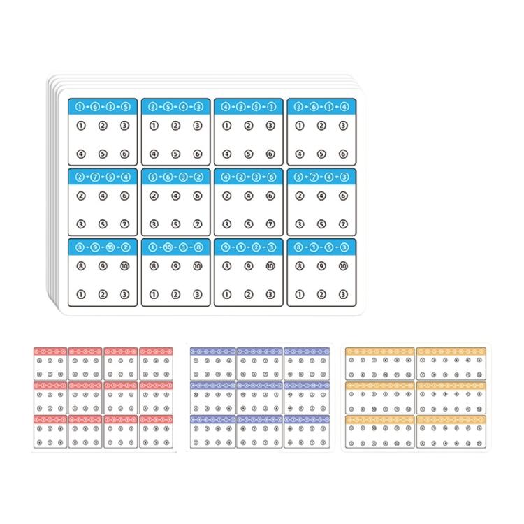 6 Pcs Multifunctional Preschool Concentration Cards Visual Tracking Training Cards For Visual Perception Skills