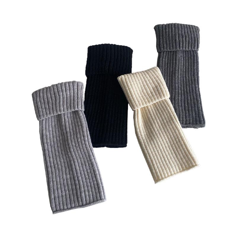 Socks cover women's y2k wear leg cover women's pile socks jk spice girl boot cover knitted medium tube calf socks spring and autumn